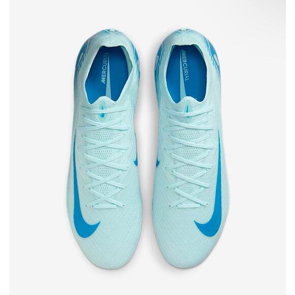 NEW Nike Zoom Vapor 16 Elite FG \'Glacier Blue\' FQ1457-400 Men\'s Size Multi